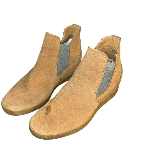 Sorel out and about Suede slip on Ankle Boots - Picture 8 of 12